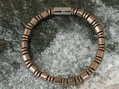 Men’s Women’s 100% Copper Magnetic Hematite Anklet Necklace Bracelet 1 Row • $34.99
