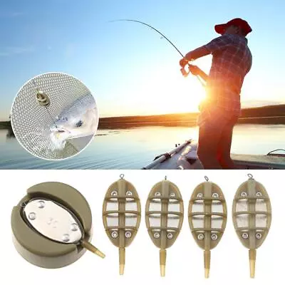 For Carp Fishing Tools Inline Method Feeders Mould Kit Bait Holder Lead Sinker • $20.99