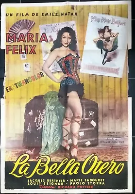 Sexy MARIA FELIX La Bella Otero 1954 #9661B • $450