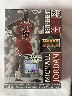 1999 Upper Deck Michael Jordan Retirement - 23 Cards In A Factory Sealed Set. • $50