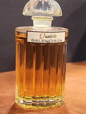 Vintage Balenciaga Quadrille 3.33 Fl Oz  Eau De Toilette 1960's (SEE LAST PIC) • $159.99