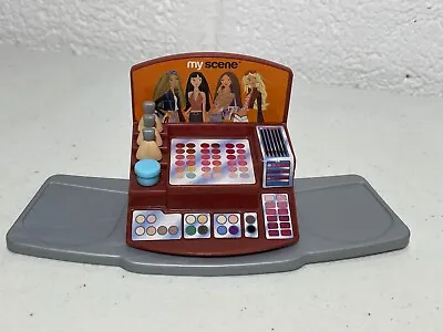 Barbie Doll My Scene Beauty Makeup Salon Palette Display Diorama Accessory Rare • $25.98