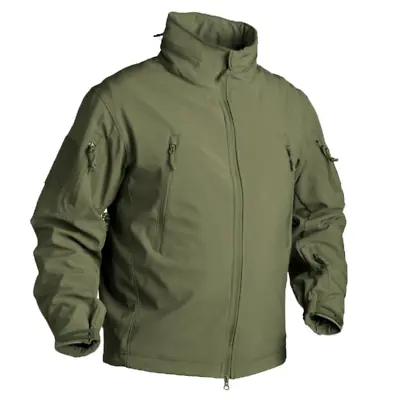 Military Fleece Jacket Men Soft Shell Tactical Waterproof Camouflage Coat • $51.50