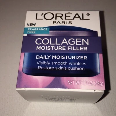 $14 • Buy Loreal Paris Collagen Moisture Filler Daily Moisturizer Fragrance Free 1.7 Oz