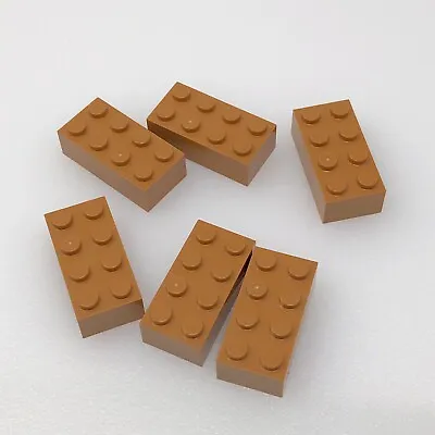 $1.49 • Buy 3001 LEGO Parts Brick 2x4 MEDIUM NOUGAT (6)