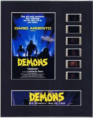 Demons (1986) Authentic 35mm Movie Film Cell 8x10 Matted Display W/COA • $49.99