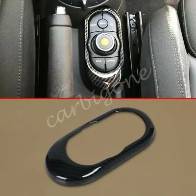 Carbon Fiber Media Menu Button Cover Trims For Mini Cooper 2015-2021 Accessories • $18.27