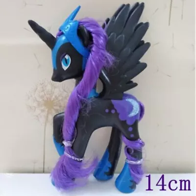 14cm My Little Pony Brushable NIGHTMARE MOON Princess PVC Model Toy Kids Gift US • $11.85