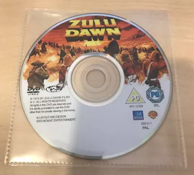 Zulu Dawn Starring Burt Lancaster Dvd Disk Only! In A Plastic Sleeve • £3.99
