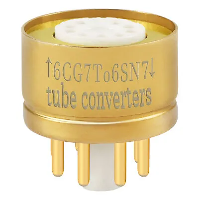 6CG7 To 6SN7 6SL7 CV181 6N8P 6H8C ECC33 5692 ECC32 Vacuum Tube Adapter Converter • $25.29