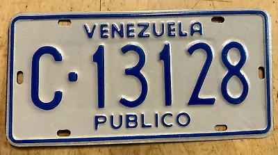 Venezuela Public Publico Auto License Plate   C 13128   • $29.99