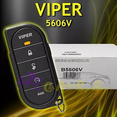 Factory Refurbished Viper 5606v 1 Way Car Alarm Security And Remote Start System • $119.99