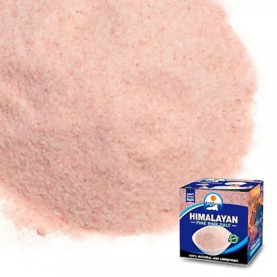 Organic 100% Natural Pink Himalayan Rock Eat Salt Fine 10kg 20kg 5kg Food & Bath • £7