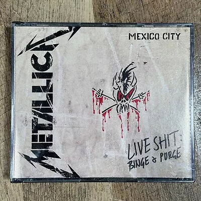 Metallica Live Shit Binge & Purge Mexico City 3 Disc Cd Set W/ Booklet • $25