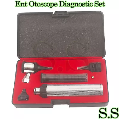 NEW 4X LENS Professional Otoscope Set ENT Medical Diagnostic Surgical Ins NT-913 • $19.99