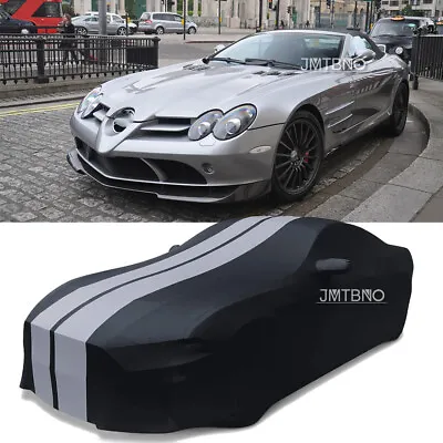 For Mercedes-Benz SLR McLaren SL Grey Line Indoor Stain Stretch Full Car Cover • $151.54