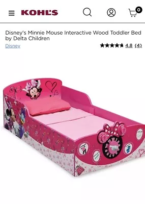 Delta Minnie Mouse Toddler Bed - Pink (BB86930MN) New In Box • $90