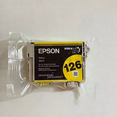 Epson 126 Yellow Ink Cartridge Genuine OEM • $6