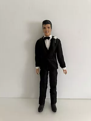 Elvis Presley Wedding Doll Barbie Loose Doll Complete Outfit Articulated 2009 • $49