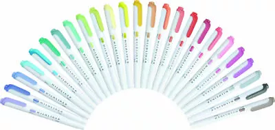Zebra Mildliner 25 Different Colors Soft Color Pen Highlighter Marker / TRACKING • $10.41