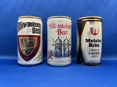 Vintage Lot Of Beer Cans: Milwaukee’s Best And Meister Brau • $0.99