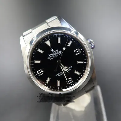 Rolex Explorer 114270 With Chapter Ring Silver Oyster Steel Automatic Men Watch • $14604