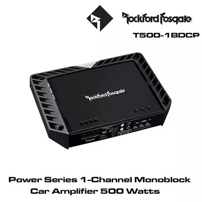 Rockford Fosgate Power T500-1bdCP 500 Watt Class-bd Constant Power Amplifier Amp • £599