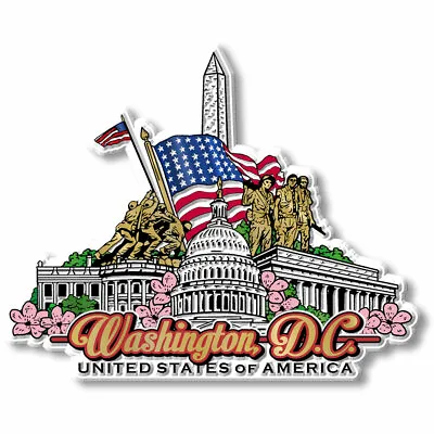 Washington D.C. Magnet By Classic Magnets • $8.99