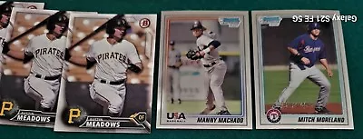 (15) 2010 Bowman Chrome MANNY MACHADO USA Rookie USA18-BC10 Yelich Nolan Ryan • $15.90