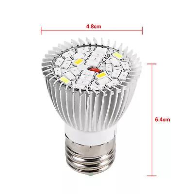 Full Spectrum E27 Led Grow Light Growing Lamp Bulb For DIY Hydroponics Plant • £6.26