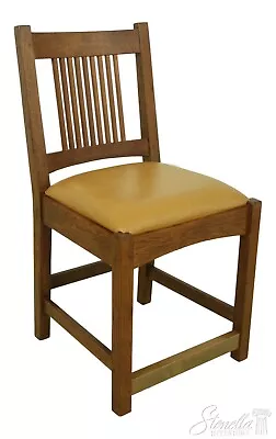 55929EC: STICKLEY Mission Oak Arts & Crafts Chair • $435