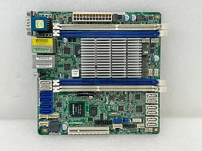 Asrock C2750D4I M-ITX NAS Motherboard / Great Condition - Green • $384.99