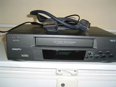 Matsui Vhs Player Vp9408 Working With Jvc Scart Lead No Remote Control • £30