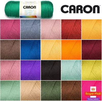 Caron Simply Soft Aran 170g 100% Acrylic Soft Yarn Knitting Crochet Tweeds • £4.99