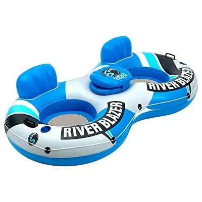 Sunlite Sports 2-Person River Raft Inch Inflatable Water Float To Lounge Abo... • $89.73