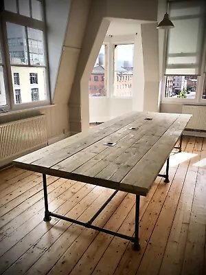 Industrial Boardroom Table. Office Conference Meeting Room Restaurant Dining • £599