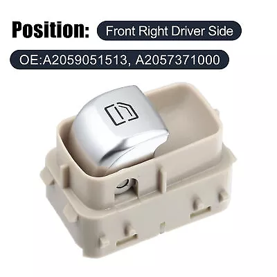 A2059051513 Passenger Side Power Window Switch For Mercedes-Benz C300 Metris C43 • $19.88