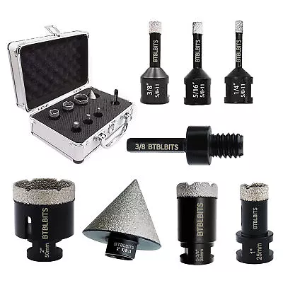 8pcs/box Diamond Core Drill Bits Set Ceramic Tile Marble Hole Saw Set Kit Tool • $84.99