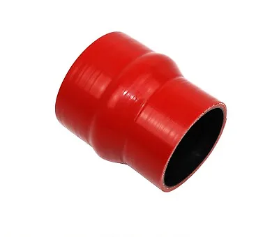 4-Ply Reinforced 2.75  To 3  ID Hump Reducer Coupler Silicone Hose RED • $13