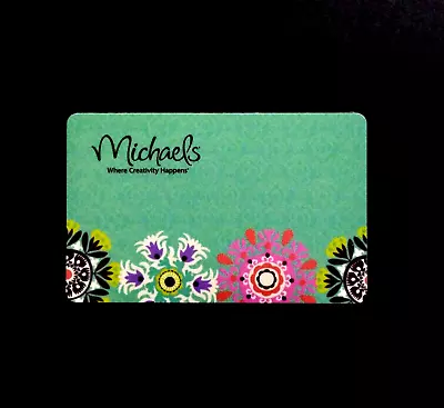 Michaels Where Creativity Happens 2013 NEW COLLECTIBLE GIFT CARD $0 #7083 • $6