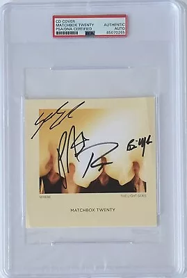 Matchbox Twenty 20 Where The Light Goes Signed Autographed Art Card PSA DNA COA • $99.99