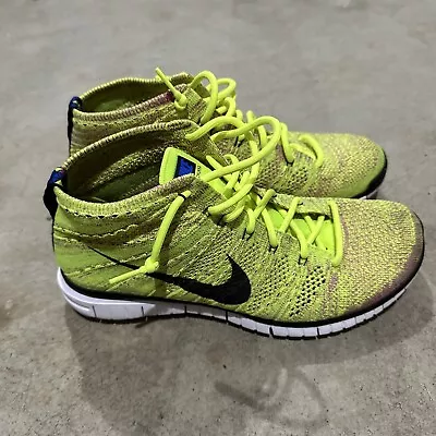 Nike Free Run Flyknit Chukka Volt/Black Men's Sz 9.5 US • $100