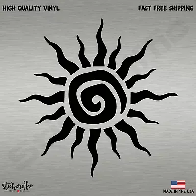 Tribal Sun Life Creation Die Cut Car Decal Sticker - FREE SHIPPING • $1.99