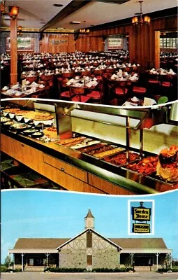 C1960 Sweden House Smorgasbord Restaurant Tampa Florida Vintage Postcard • $8.50