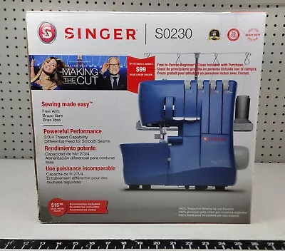 SINGER Making The Cut S0230 Serger - Blue - New Open Box  • $199.99