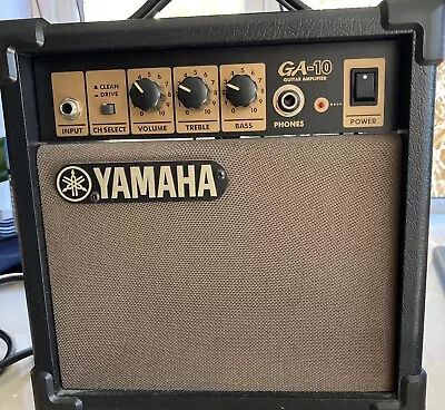 Yamaha Ga-10 Guitar Amplifier 10 Watt Practice Amp Tested & Working • £0.99