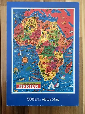 Africa Map 500 Large Piece Jigsaw Puzzle • £4.99