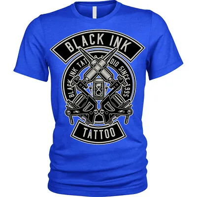 £10.95 • Buy Men's Tattoo T-Shirt | S To Plus Size | Black Ink Tattooist Artist Unisex Mens