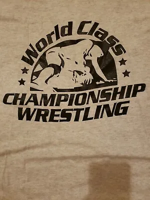 Adult X Large World Class Championship Wrestling Short Sleeve Shirt • $1.99