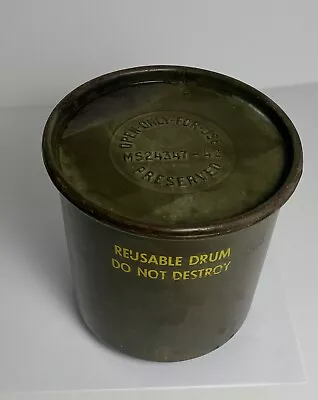 U S Military Reusable Drum • $24.95